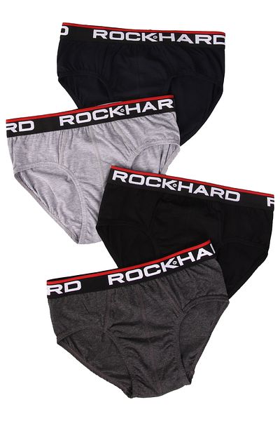 rockhard Ανδρικό μαύρο slip 4 πακέτο