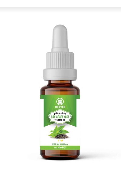Tuliplife Çay Ağacı Uçucu Yağı %100 Saf ve Doğal ( Tea Tree Essential Oil ) Cam Damlalıklı 10 ML