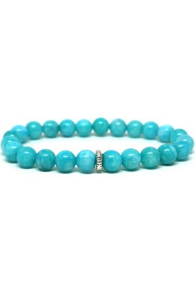 RD EKOAVM Bi'bracelet Turquoise Color Agate Stone Bracelet