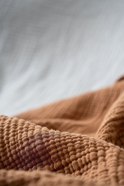 OTEXSA Taba 4 Kat Müslin Yatak Örtüsü/pike (200 X 220CM)