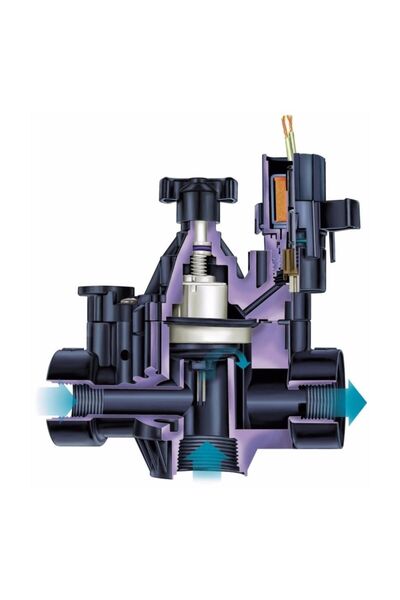 Rainbird 150-pga Selenoid Vana 9v, Pilli Sistem Için 11/2"