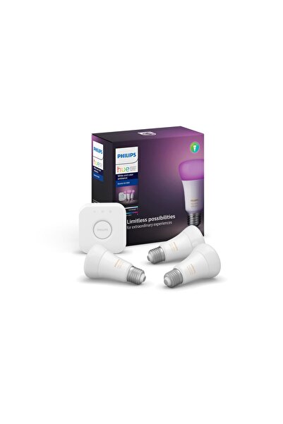 Philips Hue WCA 9W A60 E27 3 قطع BAE - مجموعة المبتدئين