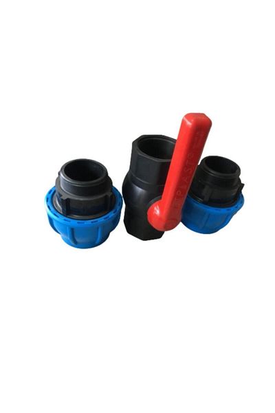 JETPLAST 75" Coupling Valve Ball PVC Valve 75pcs