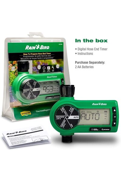 Rainbird Raınbırd Musluk Ucu Dijital Pilli Zehtmr Musluk Tipi Zamanlayıcı