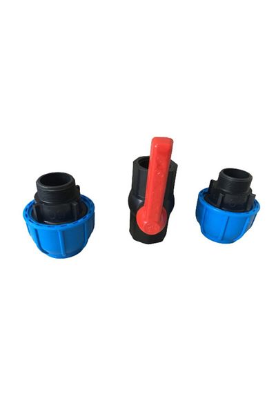 JETPLAST 50" Coupling Valve Ball Valve 50pcs