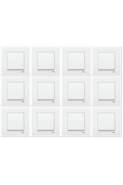 VİKO 12 Single Karre Switches Frameless