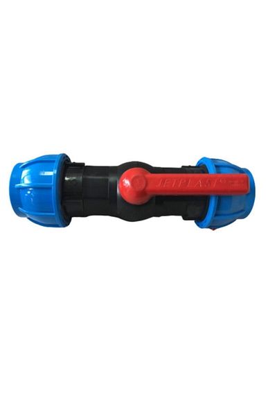 JETPLAST 75" Coupling Valve Ball PVC Valve 75pcs