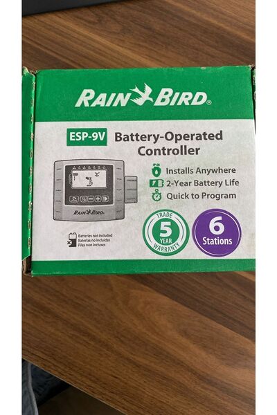 Rainbird Rain Bird Yeni Esp 9v Pilli Kontrol Ünitesi Zamanlayıcı 6 Istasyon Wp6pilli