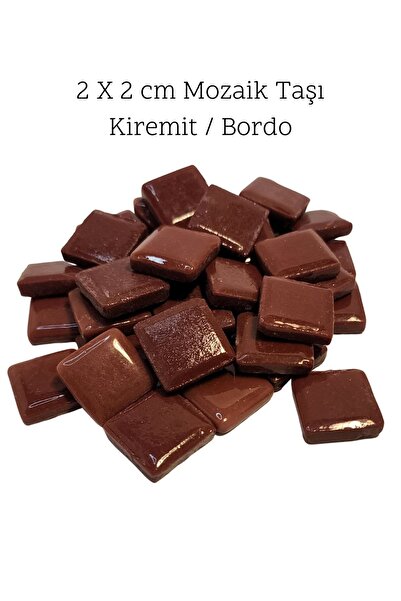 Zen Mozaik Sanatsal Mozaik Çalışmalarınız Için 2 Cm Cam Mozaik Taşı - 20x20 M...