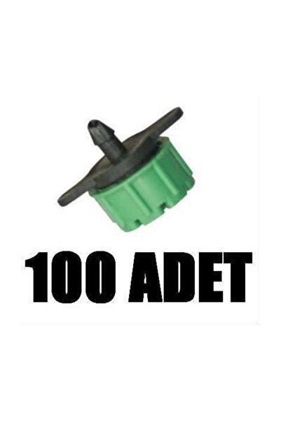 Genel Markalar Büyük Meme 100 Ad. Damla Sulama Ayarlı Damlatıcı Parçası Apara...