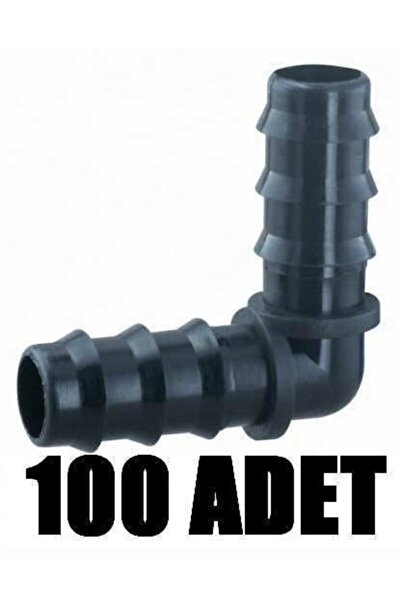 Genel Markalar Dirsek 100 Ad. Damla Sulama Parçası Aparatı Damlama Borusu Hor...