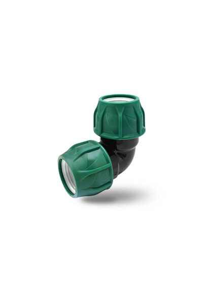 POELSAN 32 X 32 Y. Green Series Coupling Elbow 5 Pack