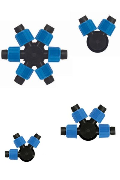 Sertsan 4-посочен винтов мултиразпределител за капково напояване 20x1''