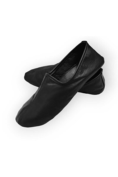ERS Air Comfort Black Genuine Soft Leather - Hajj Umrah Tawaf Home Shoes
