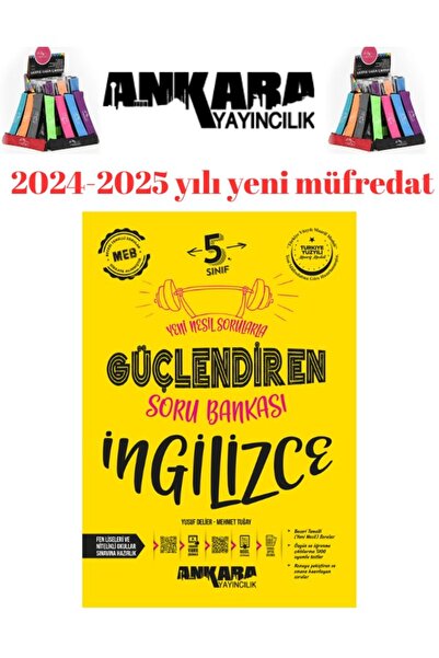 Ankara Yayıncılık 2025 5.Sınıf İngilizce %100 Yeni Müfredat Soru Bankası+Kale...