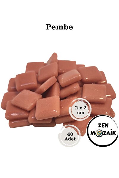 Zen Mozaik Sanatsal Mozaik Çalışmalarınız Için 2 Cm Cam Mozaik Taşı - 20x20 M...
