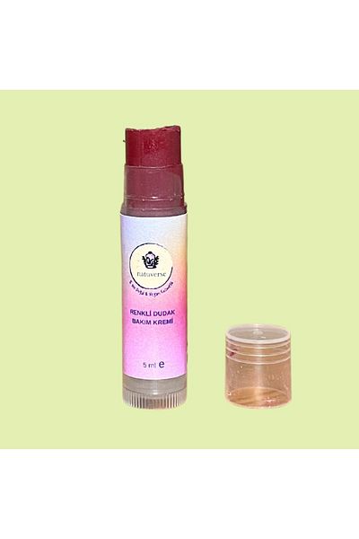 NATUVERSE 5ml Colored Lip Care Cream - 100% Natural & Vegan
