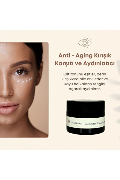 NATUVERSE Kırışık Karşıtı Ve Aydınlatıcı Göz Çevresi Krem I% 100 Doğal & Vega...