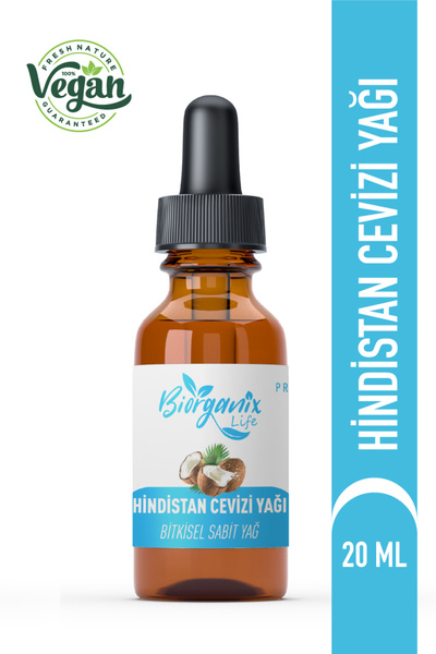 Biorganix Life Hindistan Cevizi Yağı 20 ml
