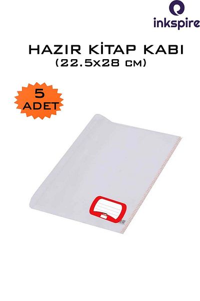 inkspire 5 Transparent White Bookshelves - Adjustable, Labeled and Self-Adhesive Edge Bookshelves