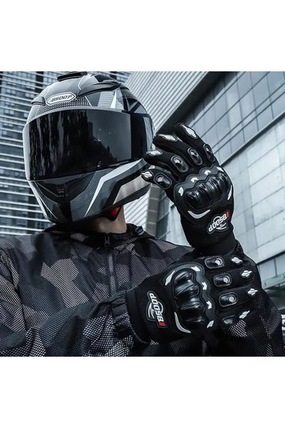 ROBESBON Long Fingered Touch Screen Bike Scooter Gloves