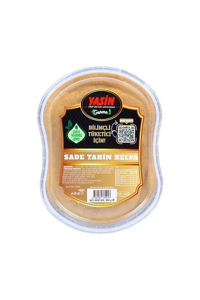 YASİN 350Gr Plain Halva Sugar - 100% Natural Non-Added