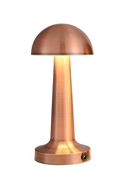 Cata Lizbon Şarjlı Masa/gece Lambası / Ct-8430/ Bakır