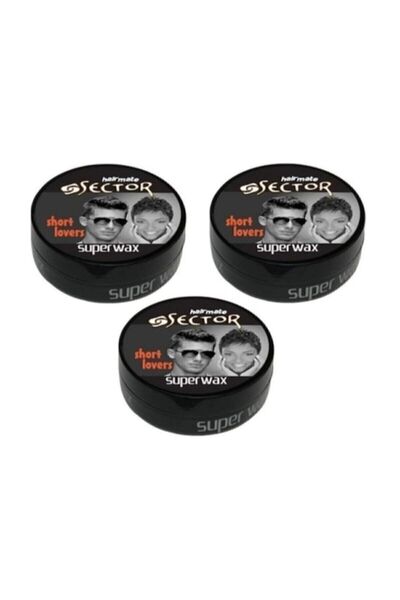 SanalBakkalım Sector Wax 150 ml Haırmate-wet Look X 3