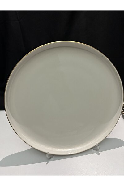 Kütahya Porselen Moderna 6 Parça 27 Cm Altın Fileli Servis Tabağı