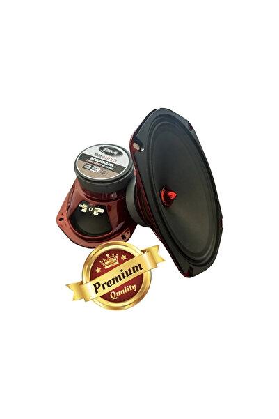 Sağlam Oval Midrange 900 Watt Kapaklı 2 Adet Boschmann Bm-69 6X9 İnç midrange oto midrange kayık midrange