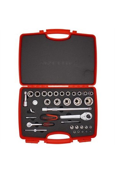 İzeltaş 1/2"-1/4" Hexagon Socket Set 35 Pieces