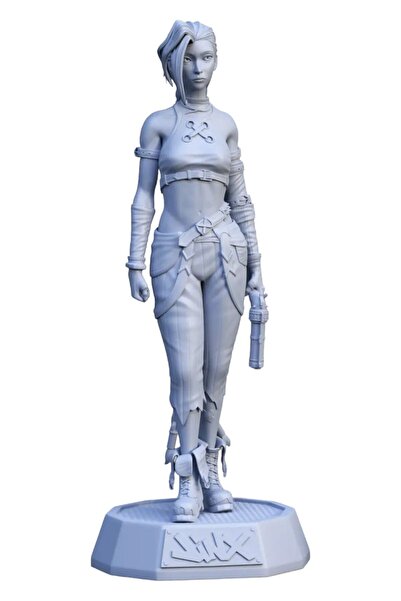 Miyazaki Premium Arcane Dizisi Jinx Figürü - League Of Legends - 12,5 Cm