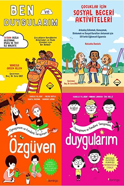 Buzdağı Yayınları Ben ve Duygularım+Çocuklar İçin Sosyal Beceri Aktiviteleri+...