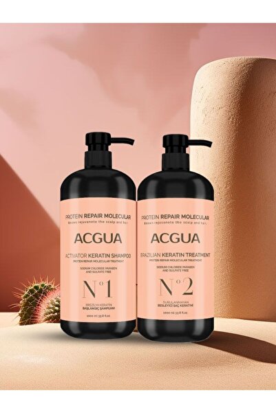 ACGUA NO 1 NO 2: ACGUA PROTEIN REPAIR MOLECULAR BRAZILIAN KERATIN TREATMENT