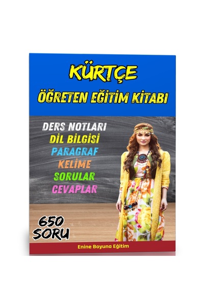 Enine Boyuna Eğitim Teaching Kurdist Educational Book
