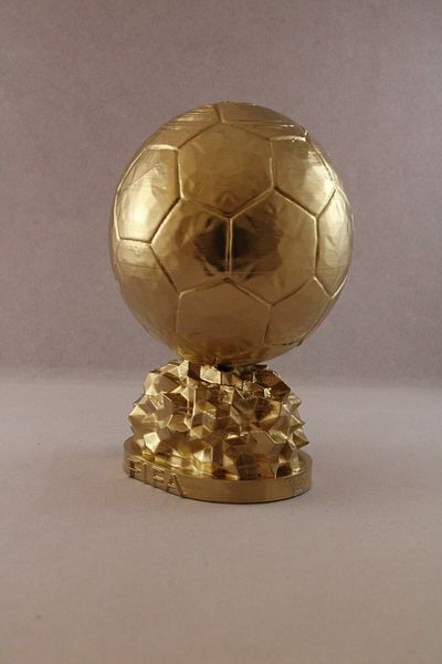 BZ TEKNOLOJİ 3D Fıfa Ballon D'or Model Original Gold 20 Cm
