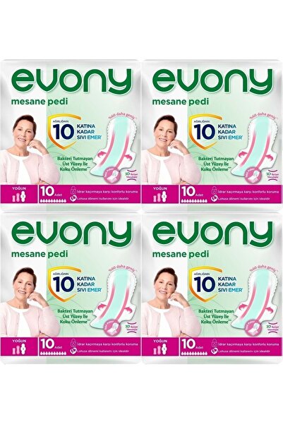 Evony Mesane Pedi Yoğun 10 Lu X 4 Adet