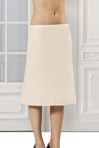 jilly jo Long Knee-Length Women's Petticoat Skirt - Cotton Lined Dress