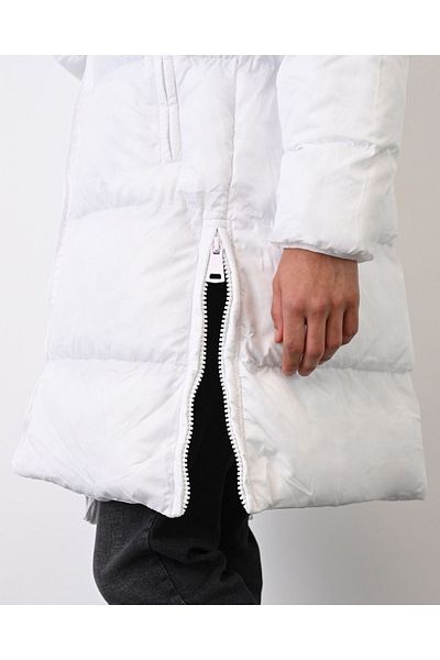 İLKCET MODA Ανδρικό μακρύ παλτό με κουκούλα