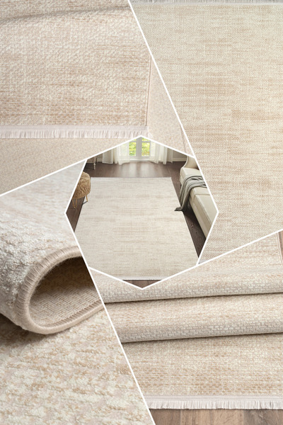 ALYONA Yazlık Antialerjik %100 Akrilik Dokuma Makine Kesme Yolluk Mutfak Kori...