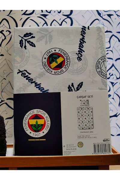 Fenerbahçe Single Licensed Bandrolled Sheet Set - Sheet + Pillowcase