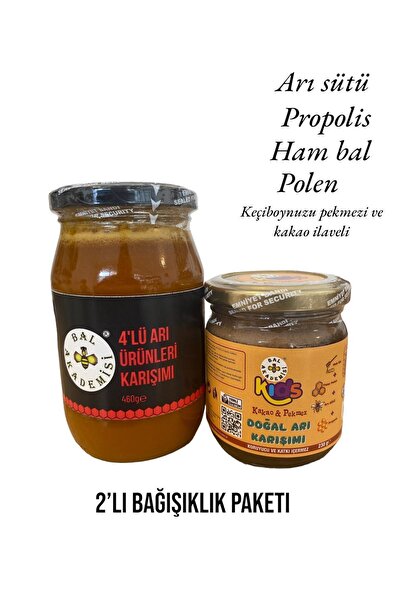 BAL AKADEMİSİ Katkısız Çocuk ve Yetişkin Bağışıklık Paketi (BAL, POLEN, PROPO...