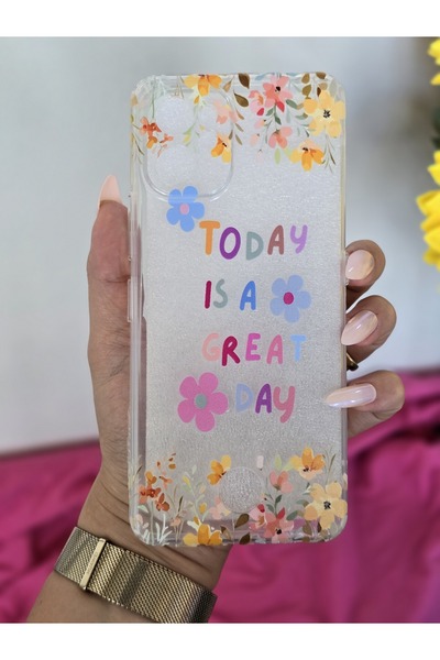 SUPER FRAME Reeder S19 Max Pro Uyumlu Baskılı Şeffaf Telefon Kılıfı