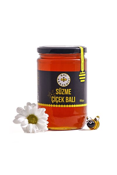 BAL AKADEMİSİ Doğal Ham Süzme Çiçek Balı - Katkısız Ve Çok Çiçekli 850g