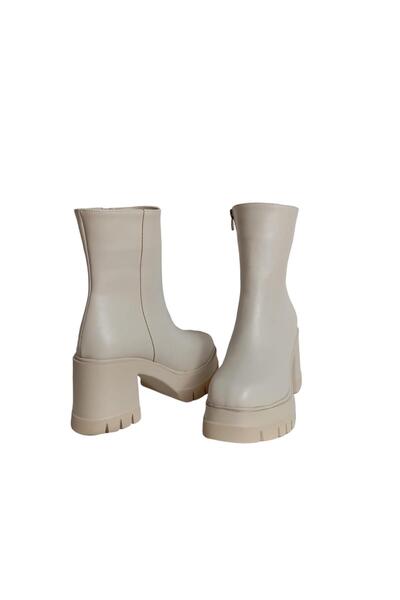 bescobel Ψηλοτάκουνα Γυναικεία Μποτάκια - Nuktim 9 cm