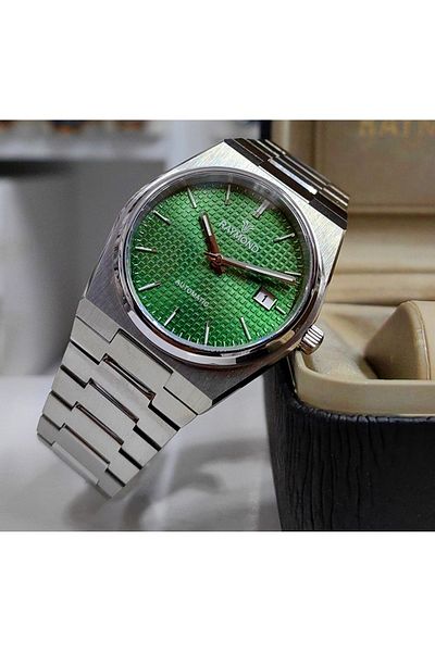Raymond Japanese Automatic Men's Wristwatch - Green Dial