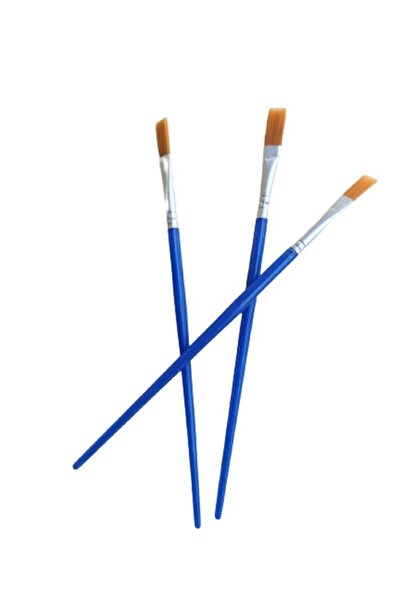 NEON PLUS 3 Adet Fırça, Akrilik Boya Fırçası, Yağlı Boya Fırcası, Guaj Boya F...