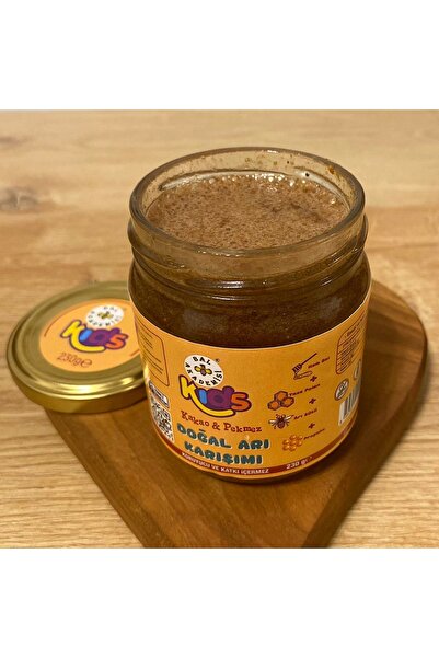BAL AKADEMİSİ Kids Doğal Arı Karışımı Pekmez Ve Kakaolu 230 gram (BAL, POLEN,...