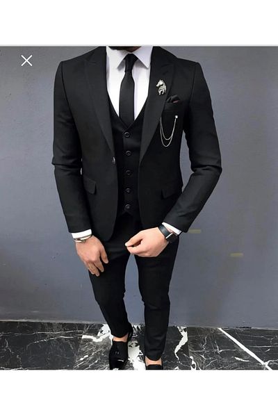 ENRICO MASAROTTI Slimfit Vest Suit