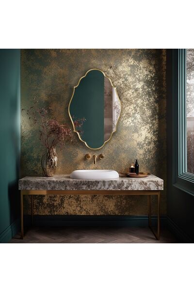 artglass vitray Dekoratif ayna 68x102